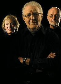 (From left) Shirley Venard, Charles Nolte, and Bill Semans. Photo by Ann Marsden