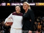 Sophomore Guard Rachel Banham was awarded the game ball for scoring her career 1000th point in the Minnesota vs Illinois game on 01.28.12
Pictured l-r
Rachel Banham
Coach Pam Borton
